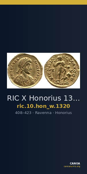 RIC X Honorius 1320 — CANOA