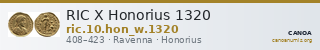 RIC X Honorius 1320 — CANOA