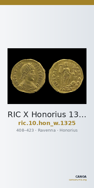 RIC X Honorius 1325 — CANOA
