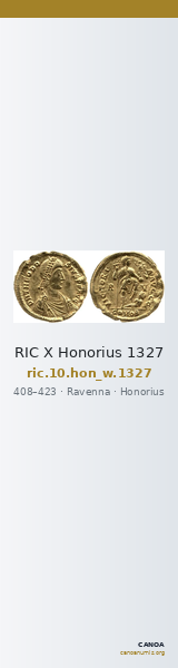 RIC X Honorius 1327 — CANOA