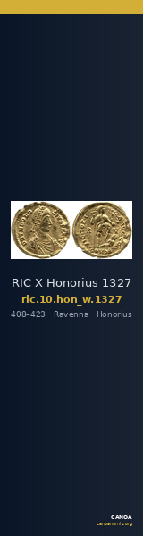 RIC X Honorius 1327 — CANOA