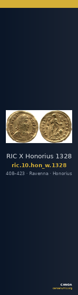 RIC X Honorius 1328 — CANOA