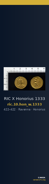 RIC X Honorius 1333 — CANOA
