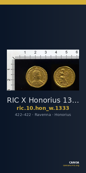 RIC X Honorius 1333 — CANOA