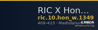 RIC X Honorius 1349 — CANOA