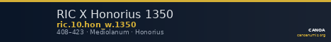 RIC X Honorius 1350 — CANOA