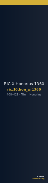 RIC X Honorius 1360 — CANOA