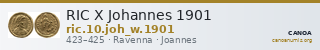 RIC X Johannes 1901 — CANOA