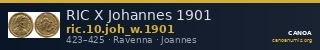 RIC X Johannes 1901 — CANOA