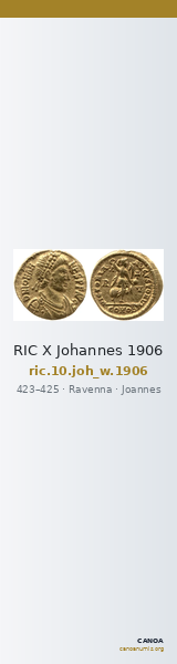 RIC X Johannes 1906 — CANOA