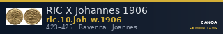 RIC X Johannes 1906 — CANOA