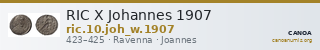 RIC X Johannes 1907 — CANOA
