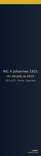 RIC X Johannes 1915 — CANOA