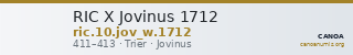 RIC X Jovinus 1712 — CANOA