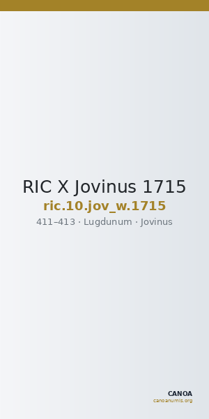 RIC X Jovinus 1715 — CANOA