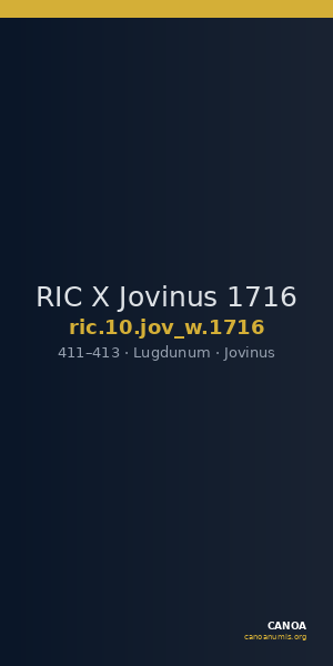 RIC X Jovinus 1716 — CANOA