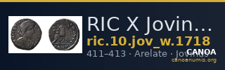 RIC X Jovinus 1718 — CANOA