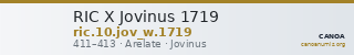 RIC X Jovinus 1719 — CANOA