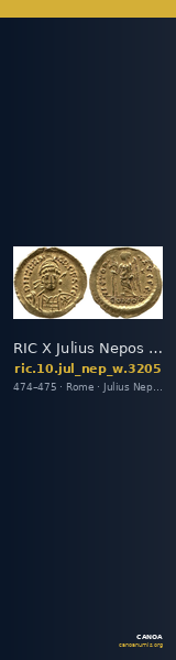 RIC X Julius Nepos 3205 — CANOA