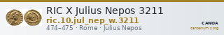 RIC X Julius Nepos 3211 — CANOA