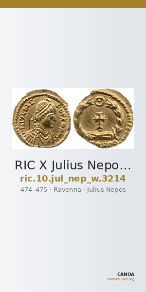 RIC X Julius Nepos 3214 — CANOA