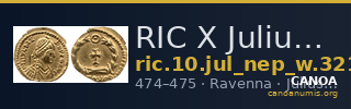RIC X Julius Nepos 3214 — CANOA