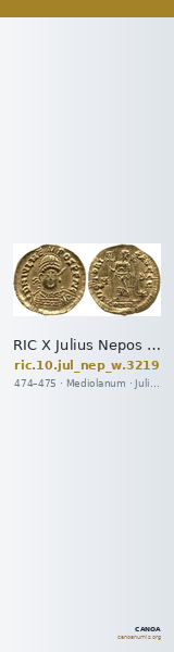 RIC X Julius Nepos 3219 — CANOA