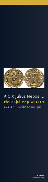 RIC X Julius Nepos 3219 — CANOA
