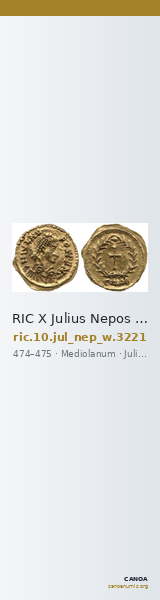 RIC X Julius Nepos 3221 — CANOA