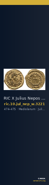RIC X Julius Nepos 3221 — CANOA