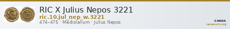 RIC X Julius Nepos 3221 — CANOA