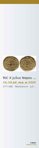 RIC X Julius Nepos 3224 — CANOA