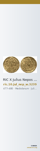 RIC X Julius Nepos 3239 — CANOA