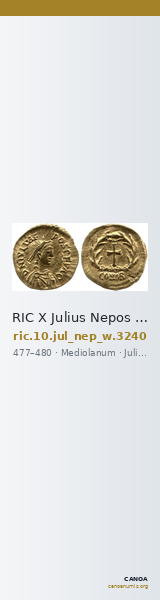 RIC X Julius Nepos 3240 — CANOA