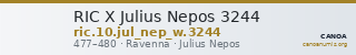 RIC X Julius Nepos 3244 — CANOA