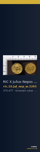 RIC X Julius Nepos 3245 — CANOA