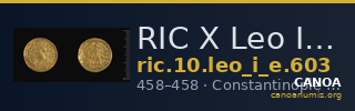 RIC X Leo I (East) 603 — CANOA