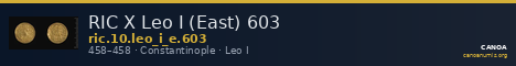 RIC X Leo I (East) 603 — CANOA