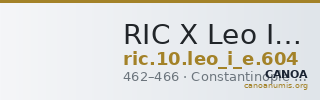 RIC X Leo I (East) 604 — CANOA