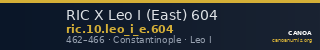 RIC X Leo I (East) 604 — CANOA