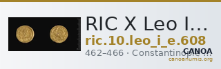 RIC X Leo I (East) 608 — CANOA