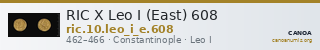 RIC X Leo I (East) 608 — CANOA