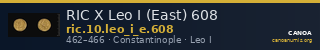 RIC X Leo I (East) 608 — CANOA