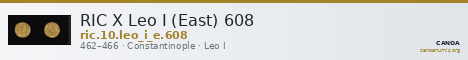 RIC X Leo I (East) 608 — CANOA