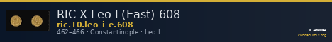 RIC X Leo I (East) 608 — CANOA