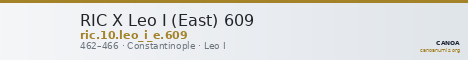 RIC X Leo I (East) 609 — CANOA