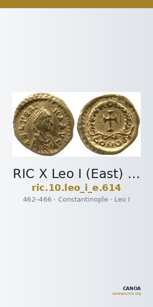 RIC X Leo I (East) 614 — CANOA