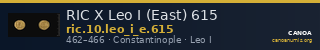 RIC X Leo I (East) 615 — CANOA