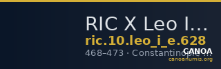 RIC X Leo I (East) 628 — CANOA