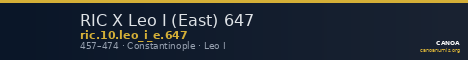 RIC X Leo I (East) 647 — CANOA